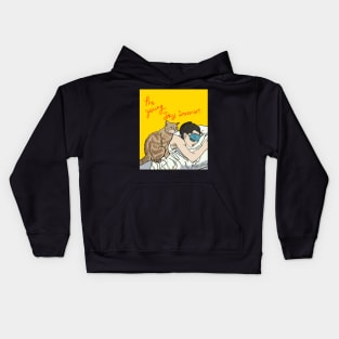 breakfast at tiffanys Yellow Kids Hoodie